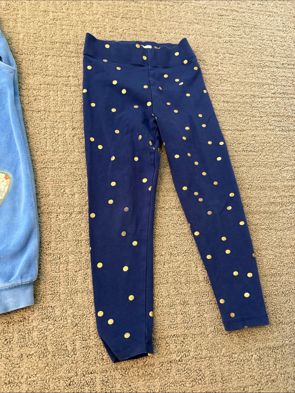 Mini Boden 3-4T girls bundle Blue Heart Sweatpants striped cropped sweatshirt - Picture 6 of 7